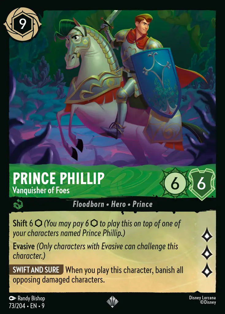 09 Fabled - 073/204 - Prince Phillip - Vanquisher of Foes - FOIL