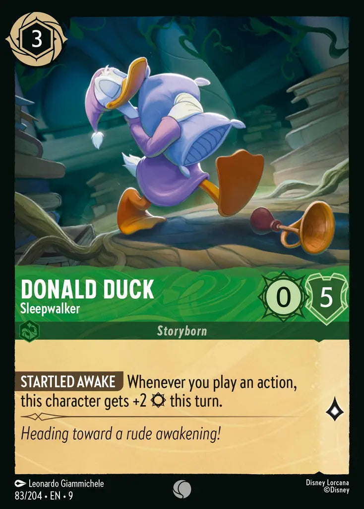 09 Fabled - 083/204 - Donald Duck - Sleepwalker - FOIL