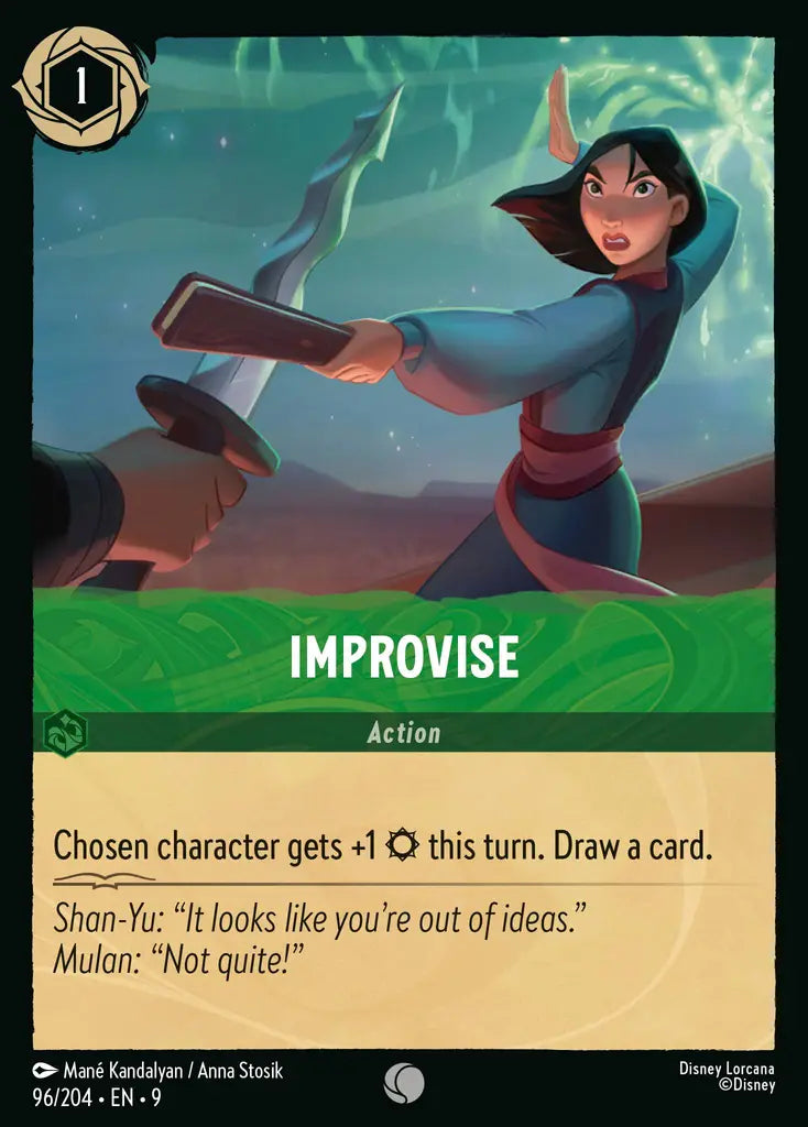 09 Fabled - 096/204 - Improvise - FOIL