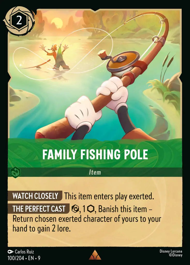 09 Fabled - 100/204 - Family Fishing Pole - FOIL