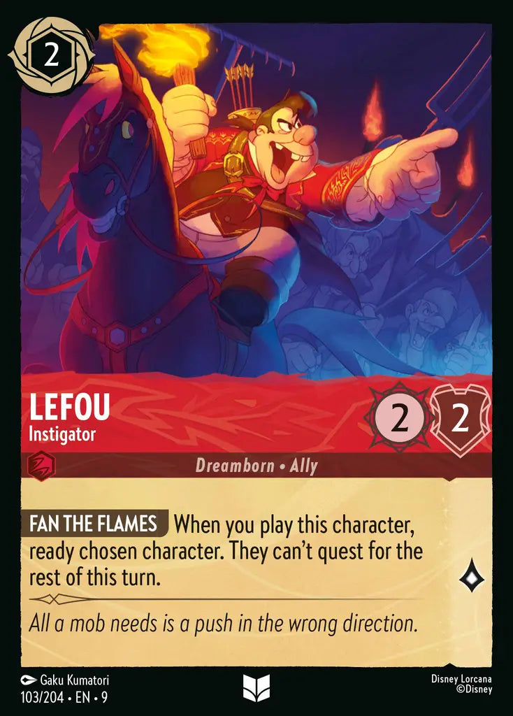 09 Fabled - 103/204 - LeFou - Instigator - FOIL