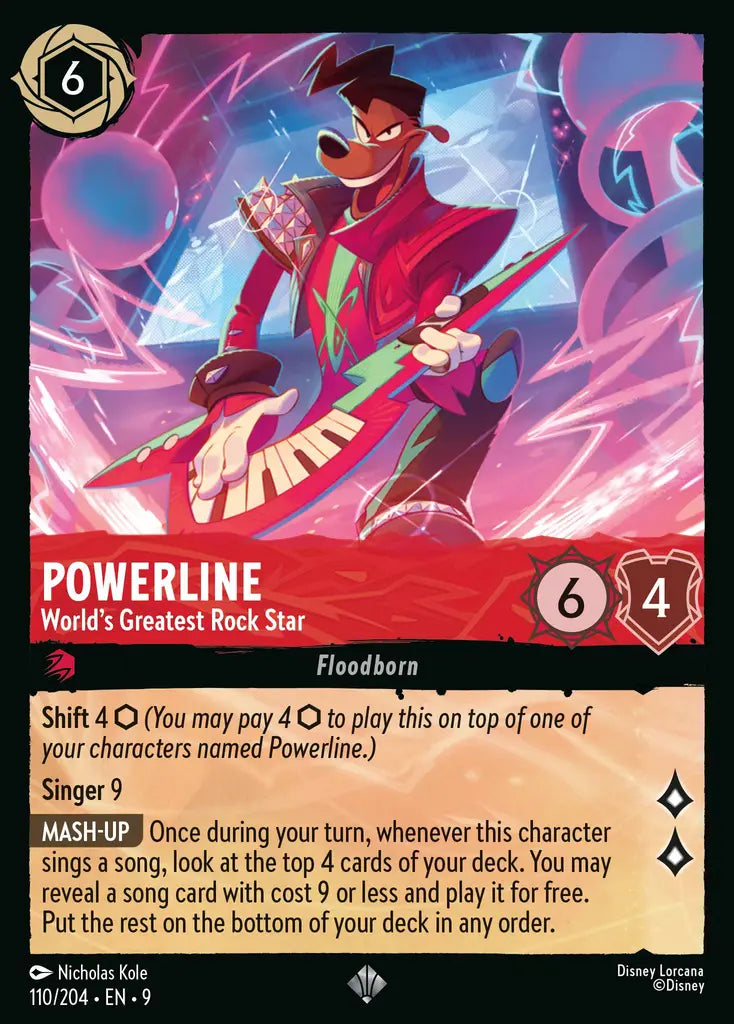 09 Fabled - 110/204 - Powerline - World's Greatest Rock Star - FOIL