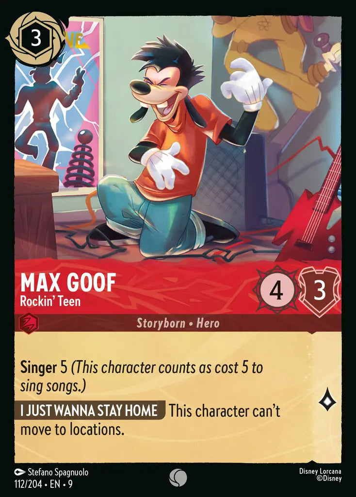 09 Fabled - 112/204 - Max Goof - Rockin' Teen - FOIL