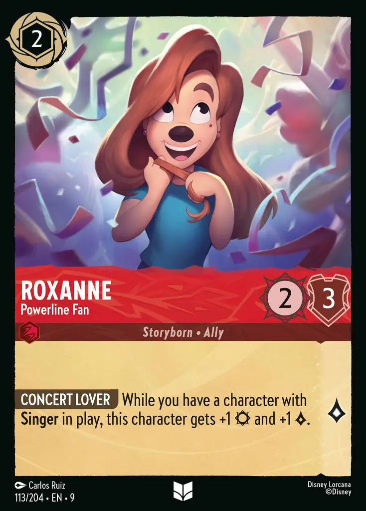 09 Fabled - 113/204 - Roxanne - Powerline Fan - FOIL