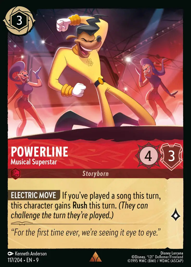 09 Fabled - 117/204 - Powerline - Musical Superstar - FOIL