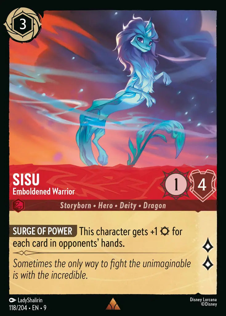 09 Fabled - 118/204 - Sisu - Emboldened Warrior - FOIL