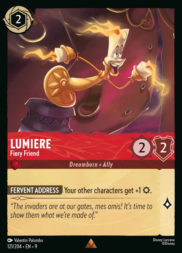 09 Fabled - 121/204 - Lumiere - Fiery Friend - FOIL