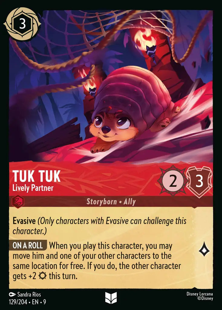 09 Fabled - 129/204 - Tuk Tuk - Lively Partner - FOIL