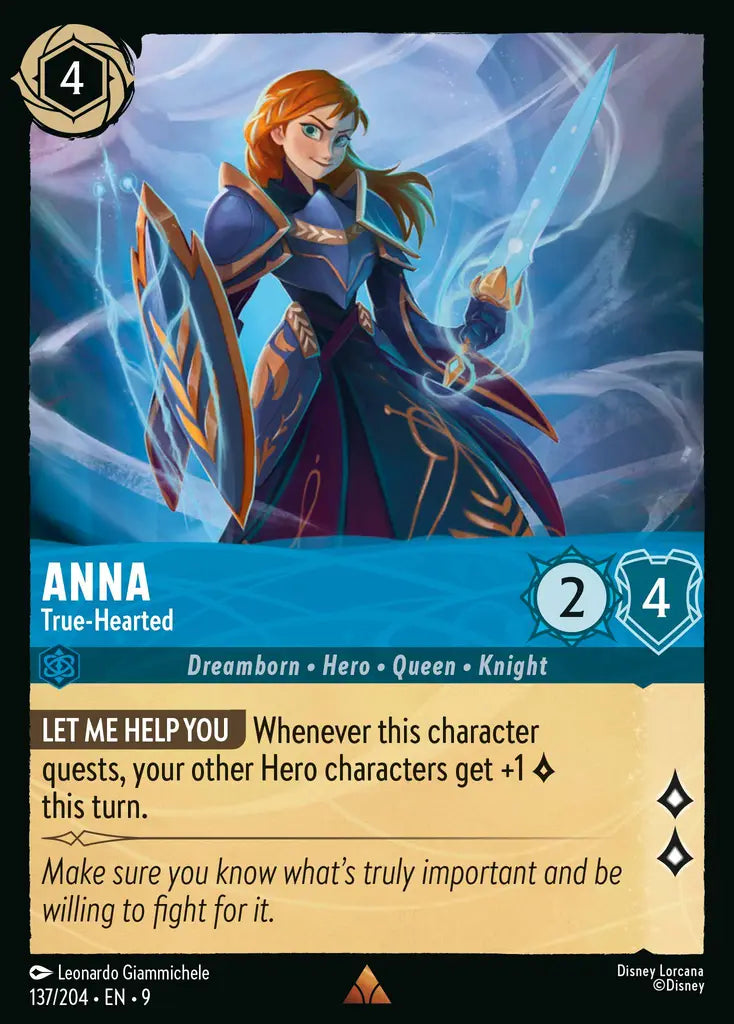 09 Fabled - 137/204 - Anna - True-Hearted - FOIL