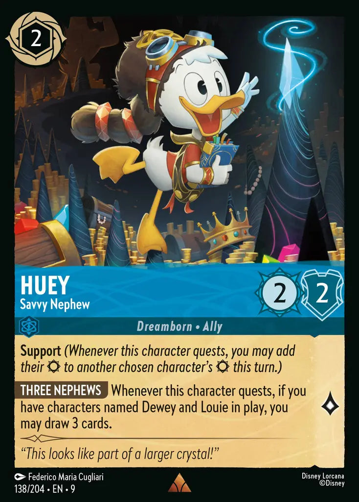 09 Fabled - 138/204 - Huey - Savvy Nephew - NON FOIL