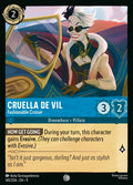 09 Fabled - 145/204 - Cruella De Vil - Fashionable Cruiser - FOIL