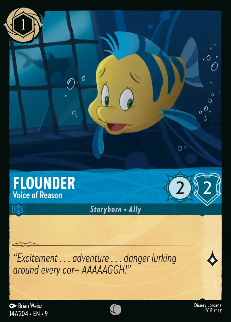 09 Fabled - 147/204 - Flounder - Voice of Reason - FOIL