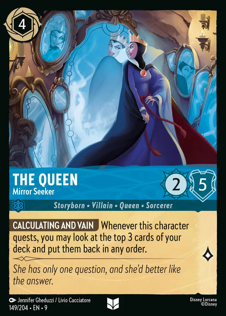 09 Fabled - 149/204 - The Queen - Mirror Seeker - FOIL