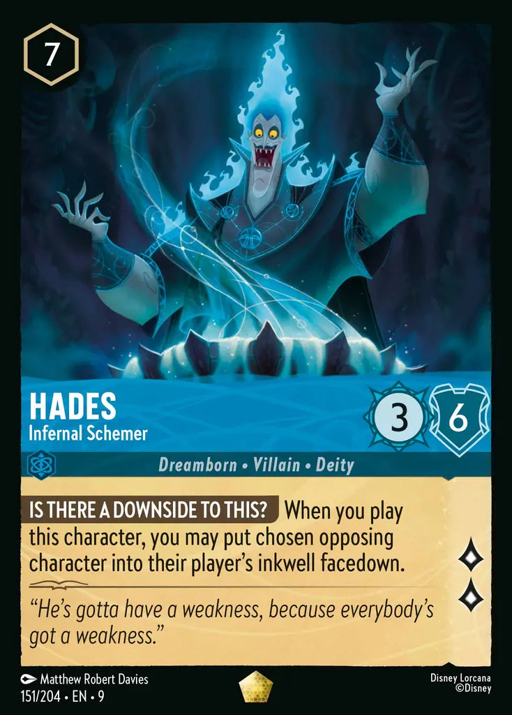 09 Fabled - 151/204 - Hades - Infernal Schemer - FOIL