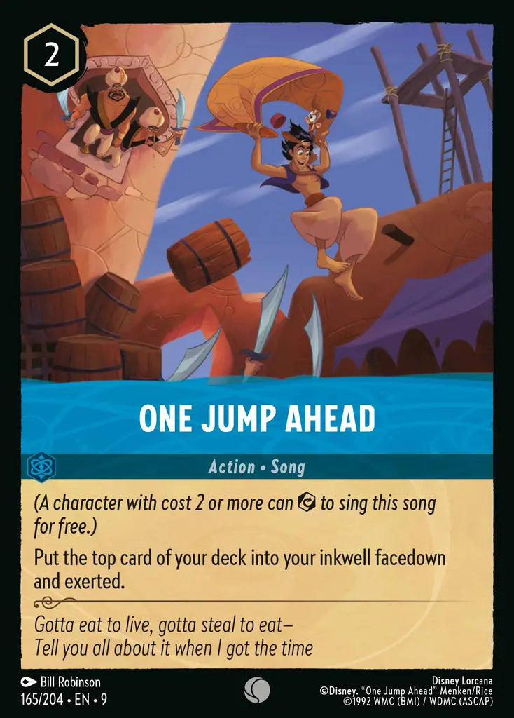 09 Fabled - 165/204 - One Jump Ahead - FOIL