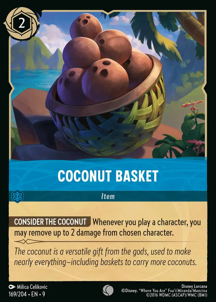 09 Fabled - 169/204 - Coconut Basket - FOIL