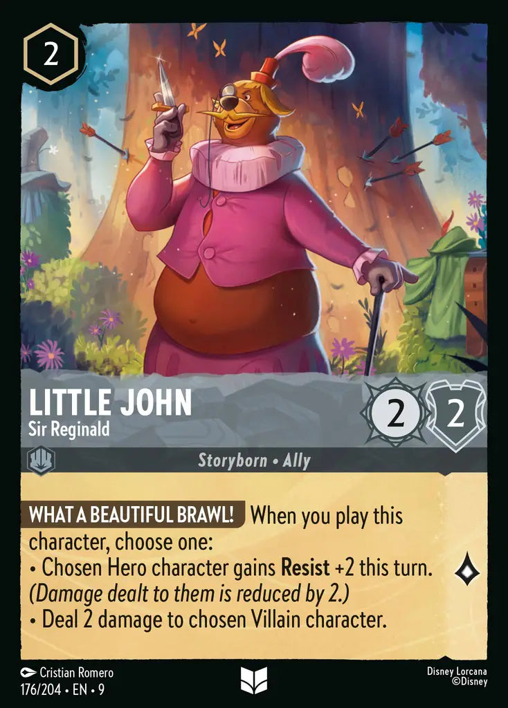 09 Fabled - 176/204 - Little John - Sir Reginald - FOIL