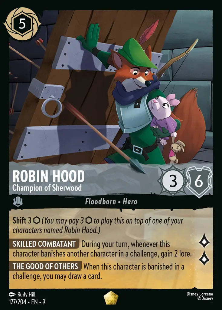 09 Fabled - 177/204 - Robin Hood - Champion of Sherwood - FOIL