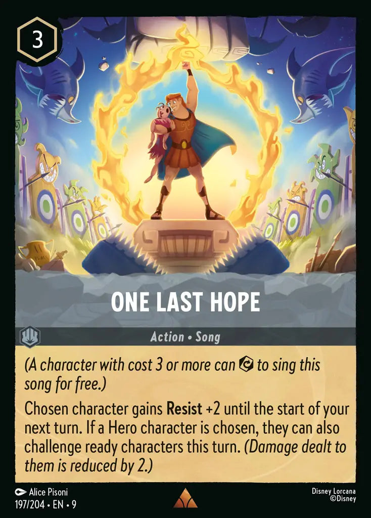 09 Fabled - 197/204 - One Last Hope - FOIL