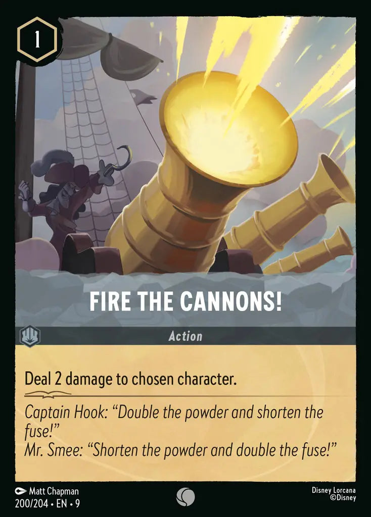 09 Fabled - 200/204 - Fire the Cannons! - FOIL