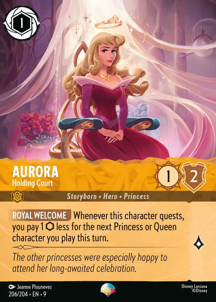 09 Fabled - 206/204 - Aurora - Holding Court - FOIL