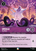 09 Fabled - 208/204 - Ursula - Sea Witch - FOIL