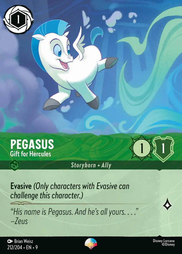 09 Fabled - 212/204 - Pegasus - Gift for Hercules - FOIL