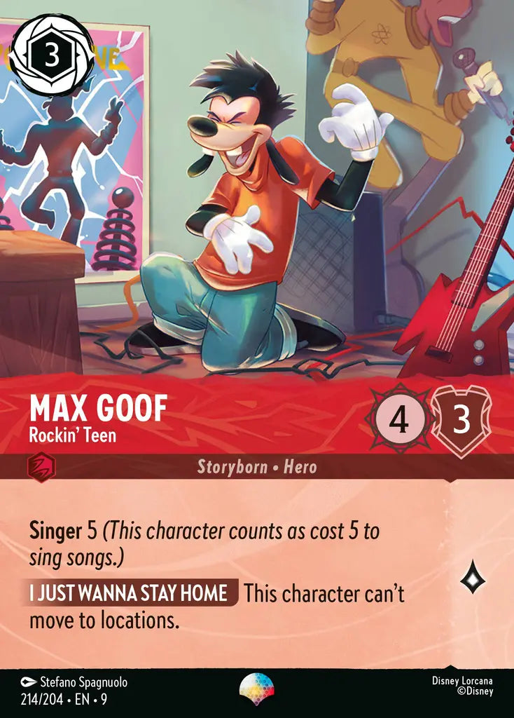 09 Fabled - 214/204 - Max Goof - Rockin' Teen - FOIL