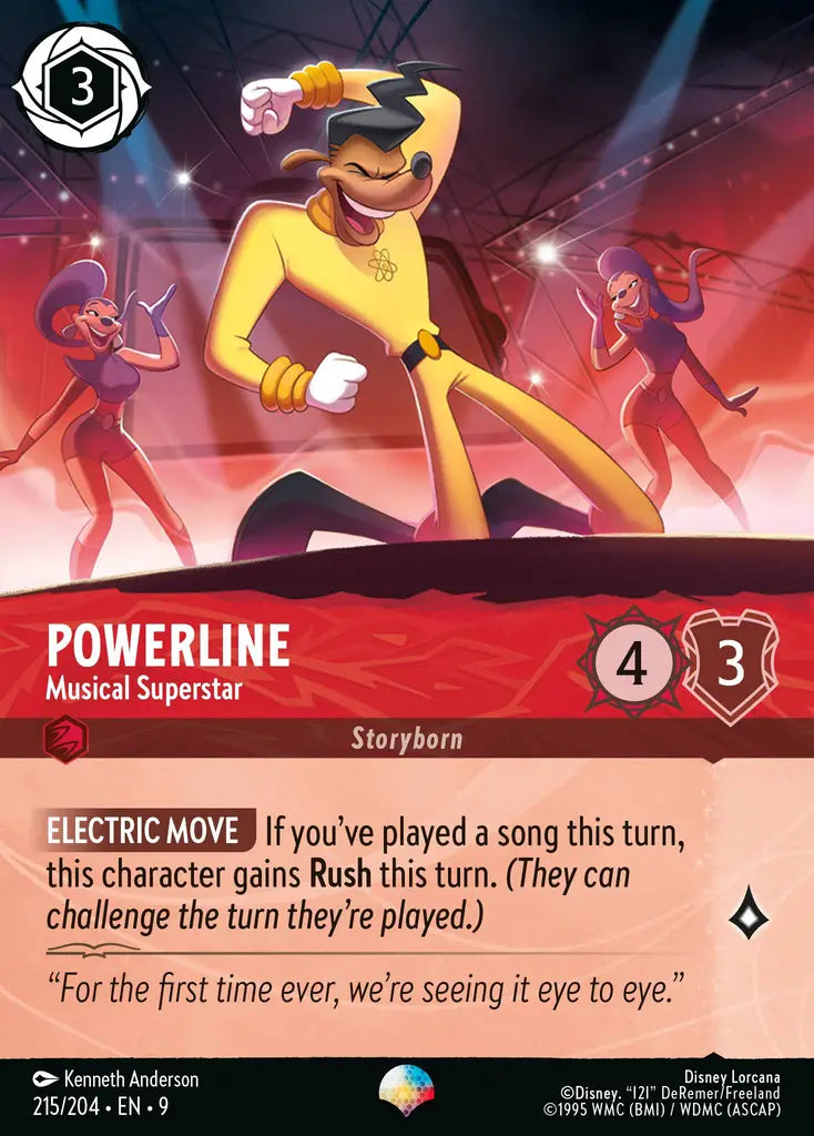 09 Fabled - 215/204 - Powerline - Musical Superstar - FOIL