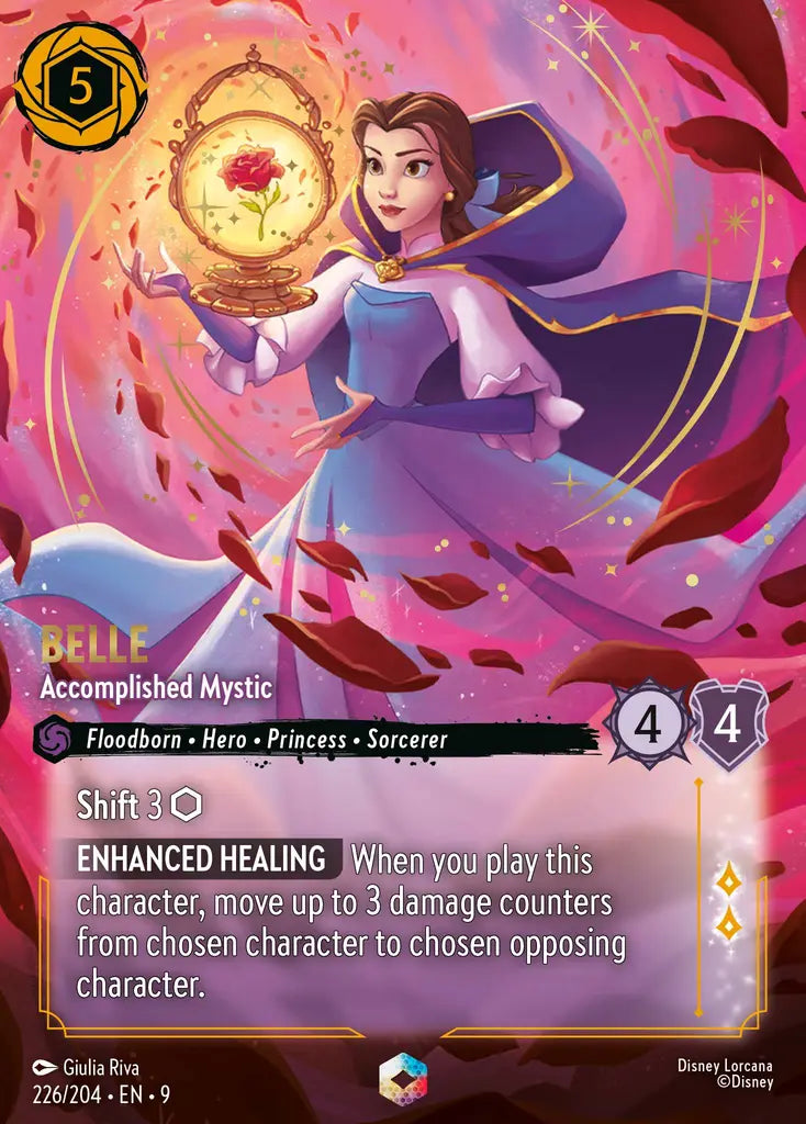 09 Fabled - 226/204 - Belle - Accomplished Mystic - FOIL