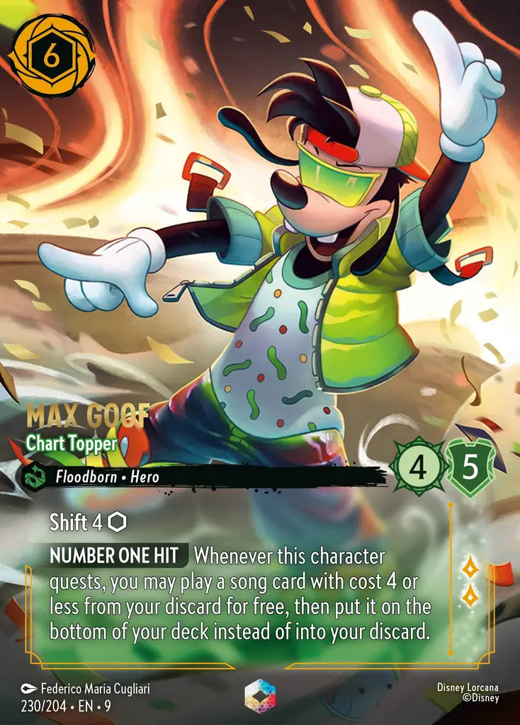 09 Fabled - 230/204 - Max Goof - Chart Topper - FOIL