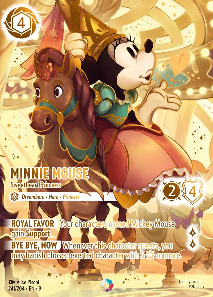 09 Fabled - 241/204 - Minnie Mouse - Sweetheart Princess - FOIL