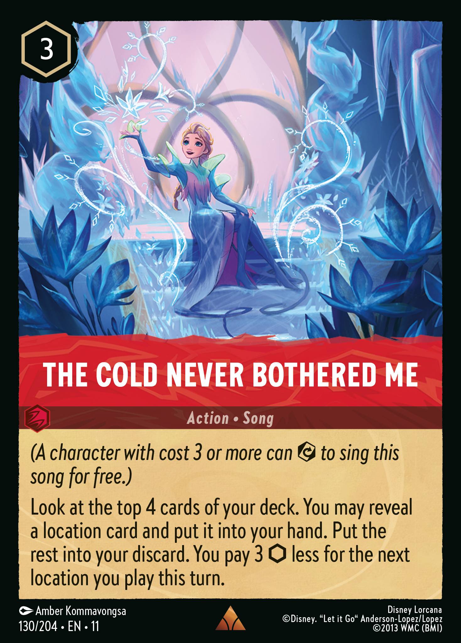 The Cold Never Bothered Me
