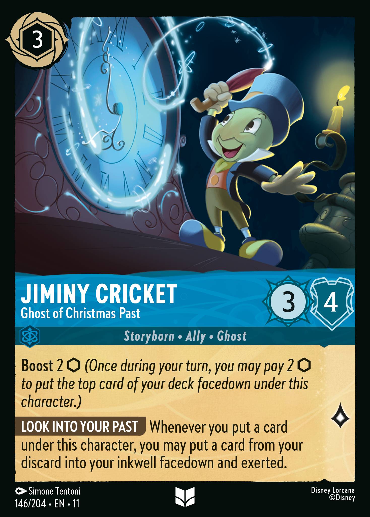 Jiminy Cricket - Ghost of Christmas Past