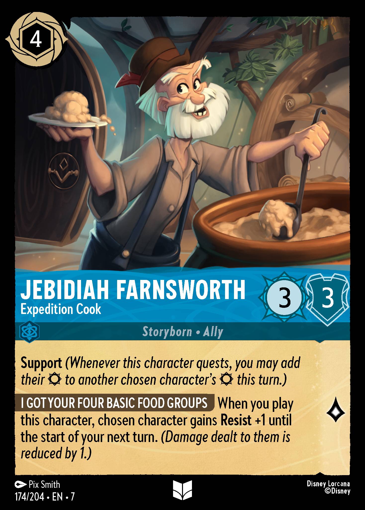 Jebidiah Farnsworth - Expedition Cook