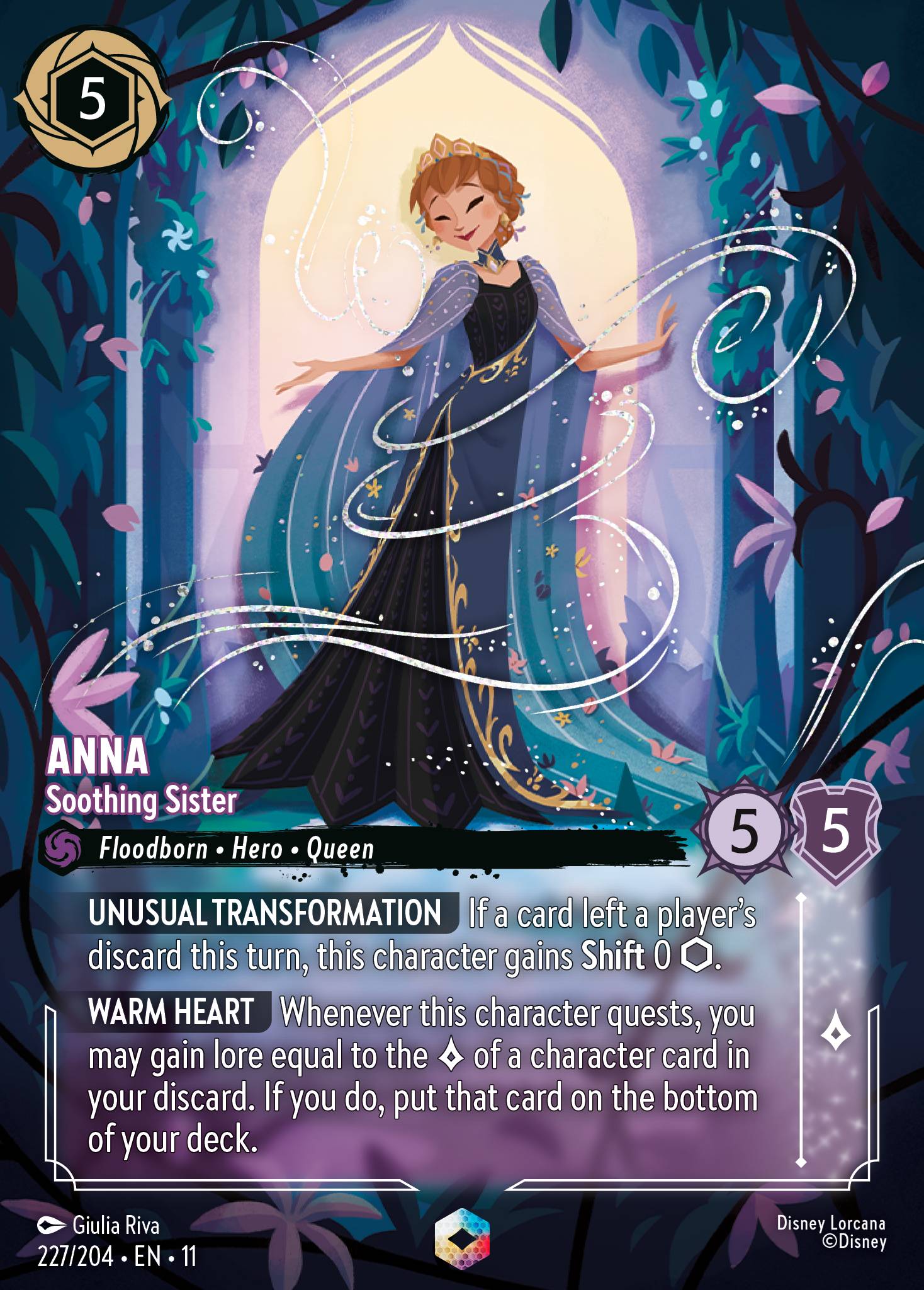 11 Winterspell - 227/204 - Anna - Soothing Sister - FOIL