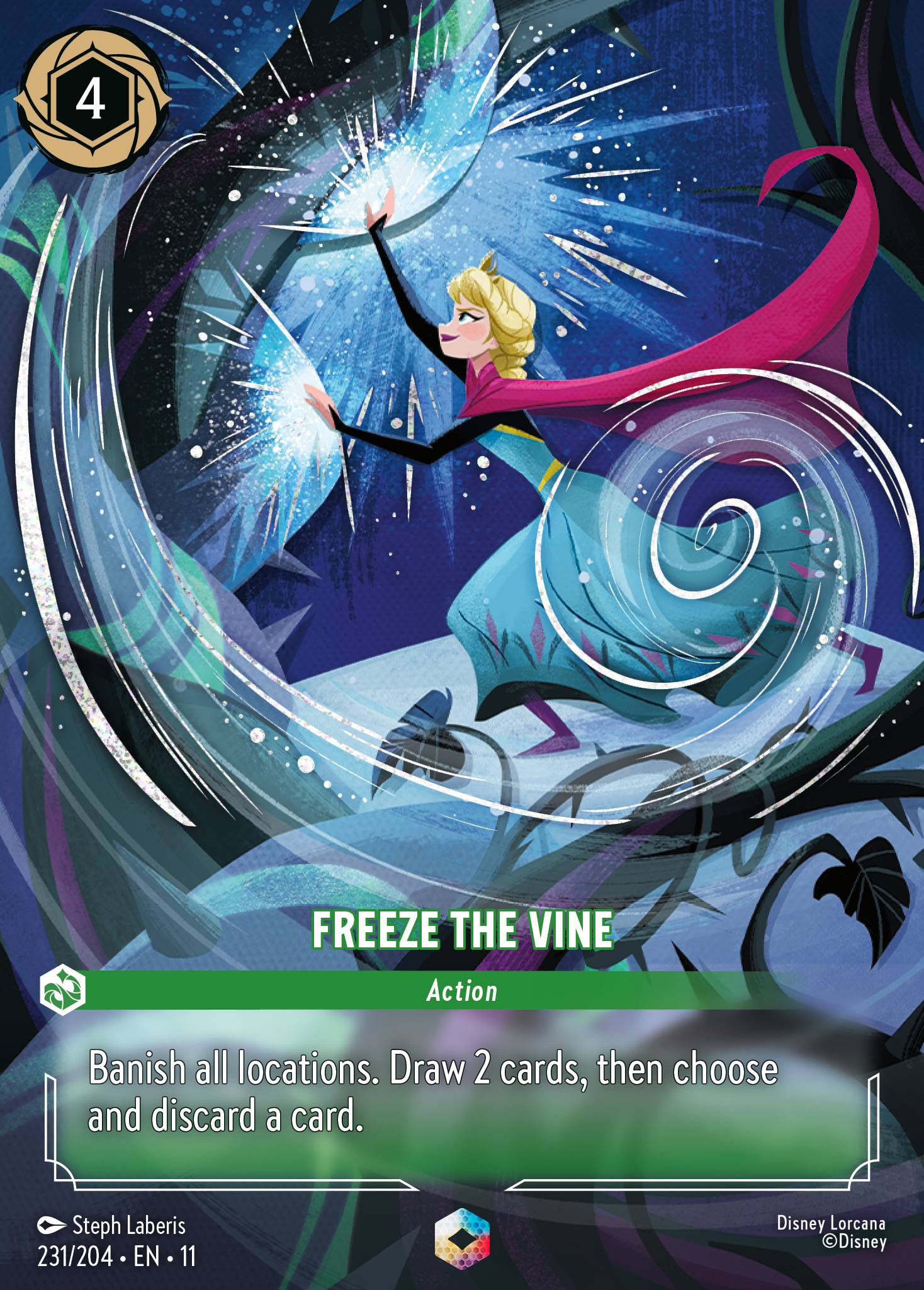 11 Winterspell - 231/204 - Freeze the Vine - FOIL
