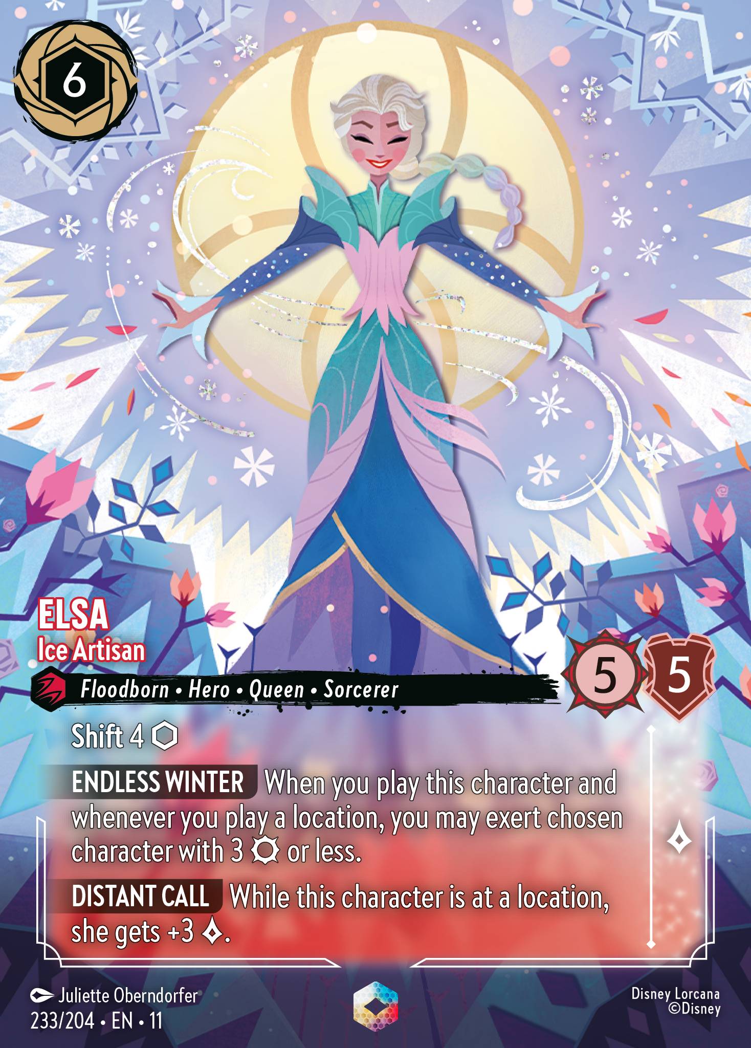 11 Winterspell - 233/204 - Elsa - Ice Artisan - FOIL