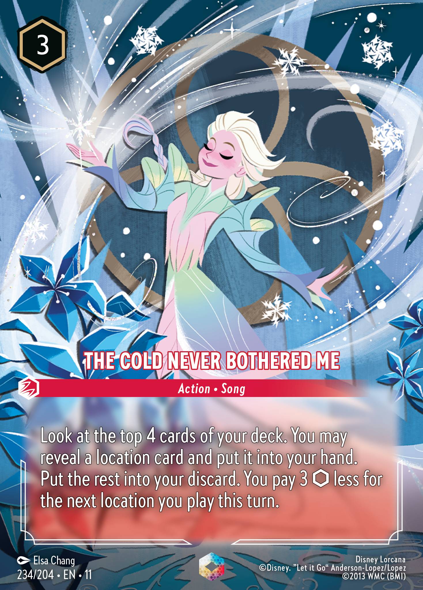 11 Winterspell - 234/204 - The Cold Never Bothered Me - FOIL