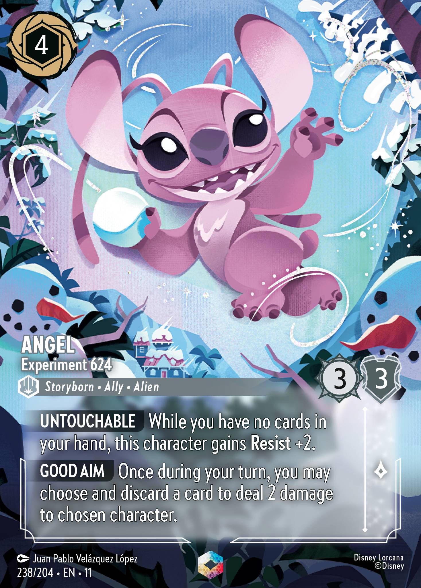 11 Winterspell - 238/204 - Angel - Experiment 624 - FOIL
