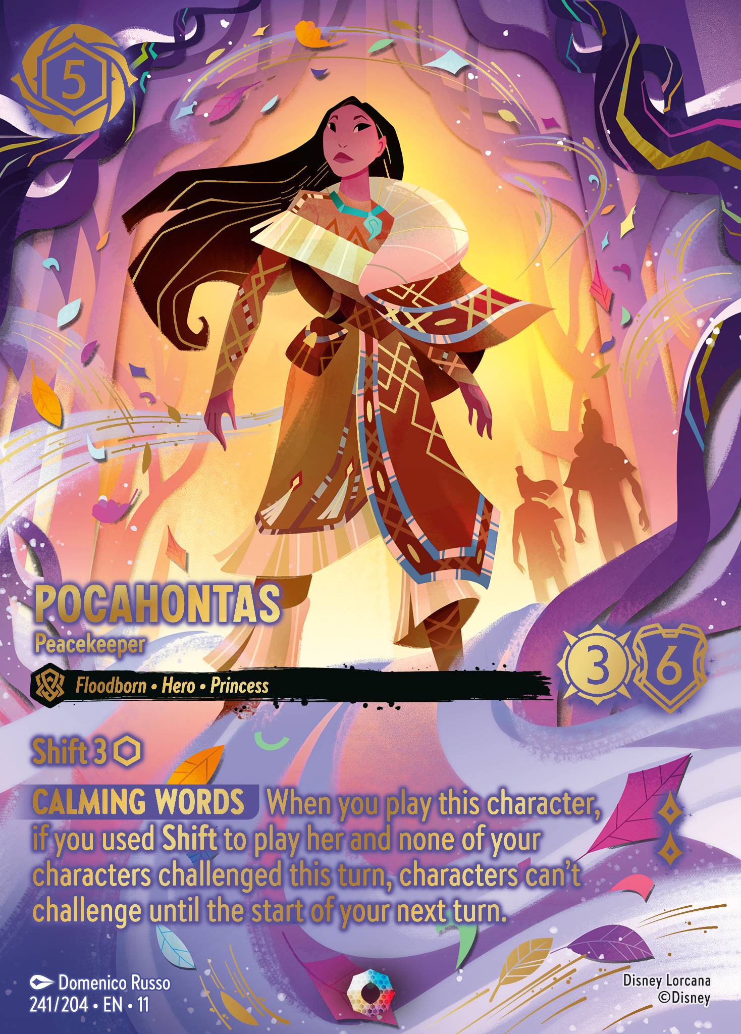 11 Winterspell - 241/204 - Pocahontas - Peacekeeper - FOIL
