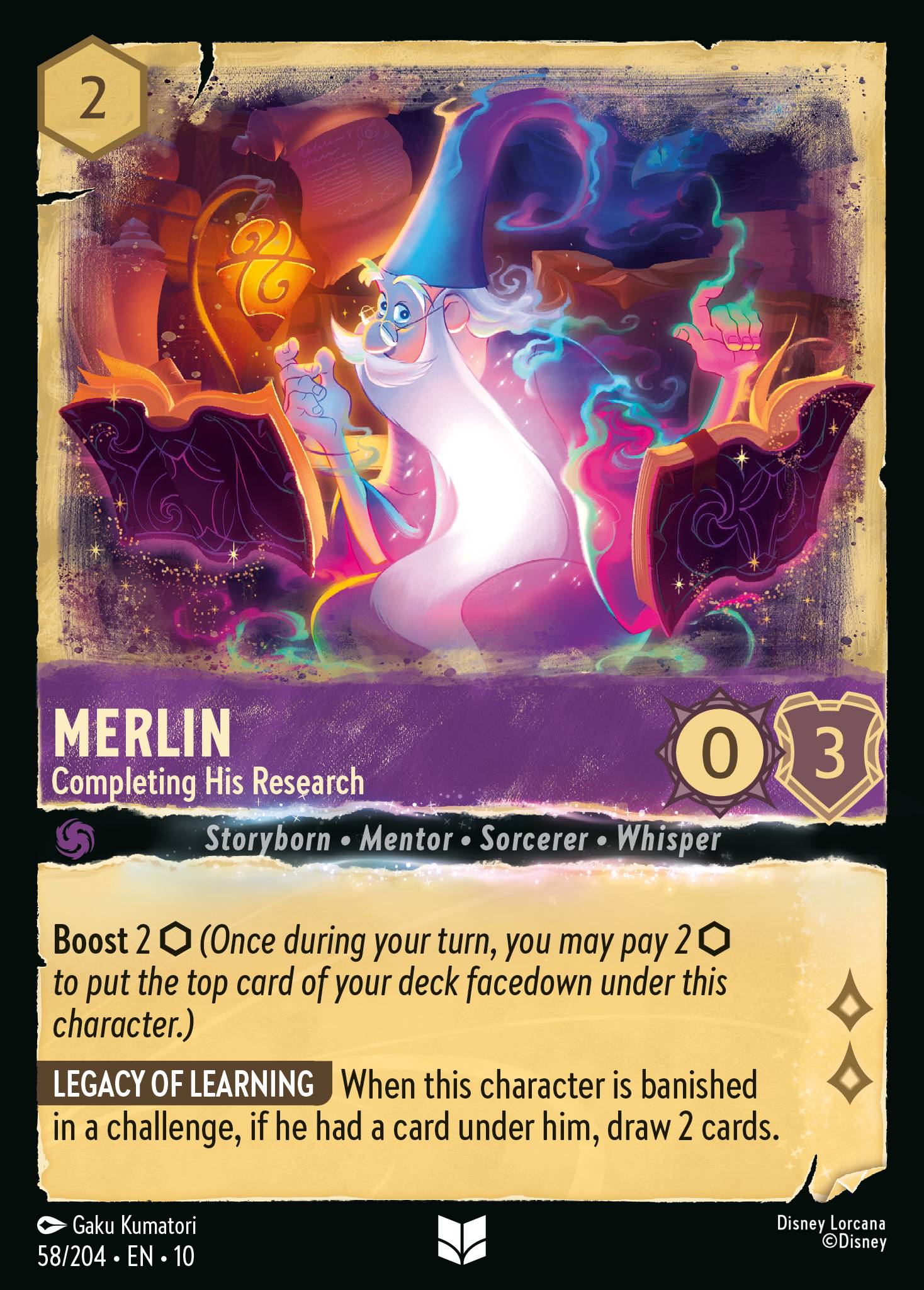 Merlin - Completing His Research