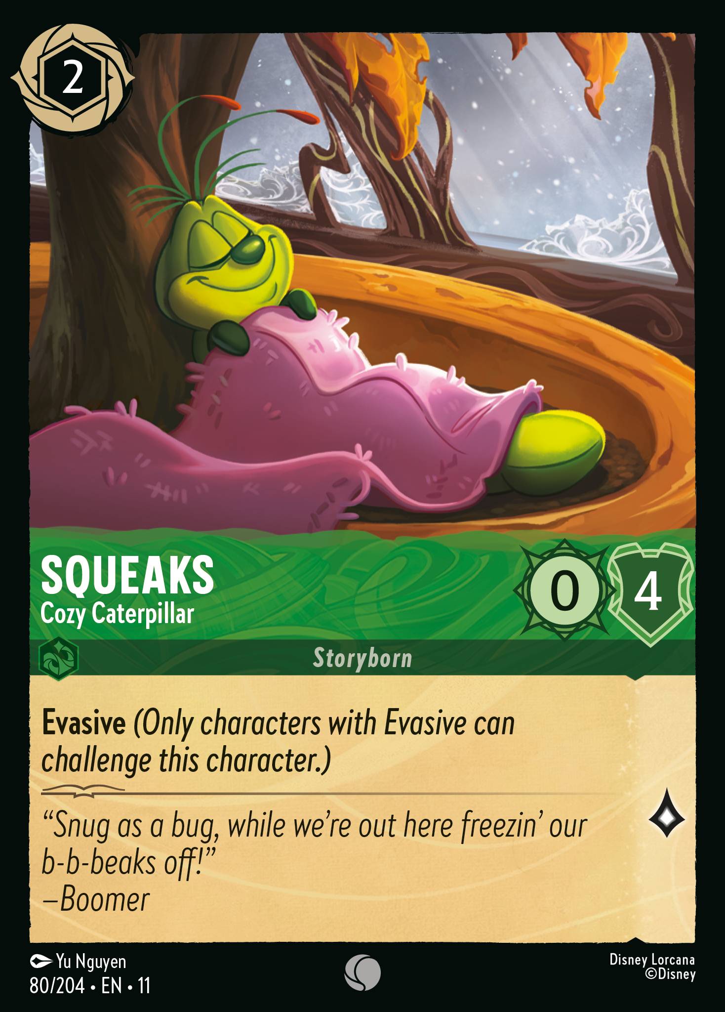 Squeaks - Cozy Caterpillar