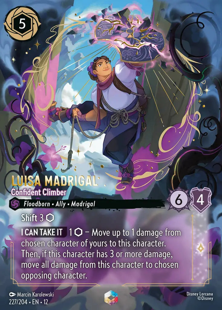 12 Wilds Unknown - 227/204 - Luisa Madrigal - Confident Climber - FOIL