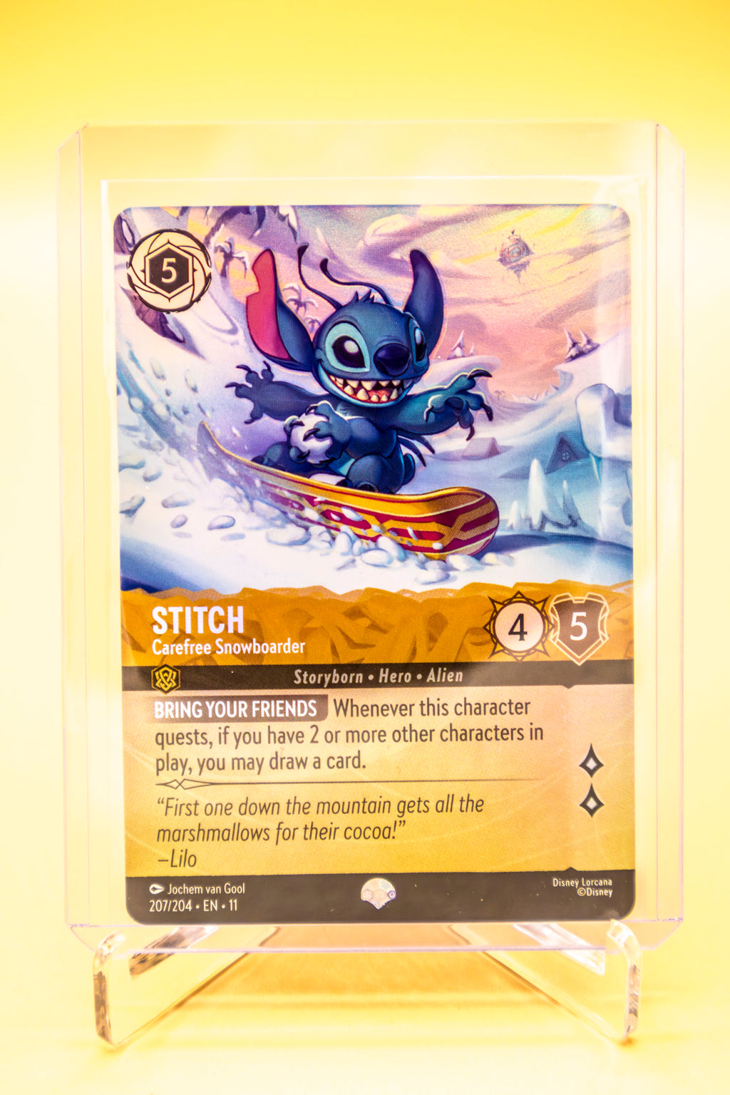 11 Winterspell - 207/204 - Stitch - Carefree Snowboarder - EPIC